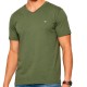 тениска,мъжки,тениски,дамски,тениски,gant,slim,shield,short,sleeve,v,neck,t,shirt,green,(moss,green)