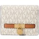 портфейли,и,портмонета,michael,kors,hamilton,moderne,small,woman,wallet,white,(vanilla,acorn)
