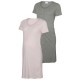 дамски,пижами,mamalicious,mira,materinty,short,sleeve,nightgown,2,units,grey,pink,(chalk,pink,light,grey,melange)