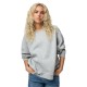 блуза,дамски,блузи,pieces,chilli,loose,fit,sweatshirt,grey,(light,grey,melange)