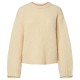 блуза,мъжки,пуловери,дамски,пуловери,pieces,dorthea,sweater,beige,(french,vanilla,melange)