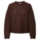 блуза,мъжки,пуловери,дамски,пуловери,pieces,dorthea,sweater,brown,(hot,fudge,melange)