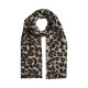 шал,ръкавици,шапки,и,шалове,pieces,jorna,long,scarf,beige,(black,leo)