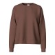 блуза,дамски,блузи,pieces,michelle,scuba,sweatshirt,brown,(hot,fudge)