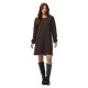 рокля,дамски,поли,и,рокли,pieces,sally,long,sleeve,short,dress,brown,(hot,fudge,melange)