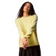 блуза,мъжки,пуловери,дамски,пуловери,pieces,sally,sweater,yellow,(french,vanilla,melange)