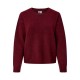 блуза,мъжки,пуловери,дамски,пуловери,pieces,sally,sweater,red,(winetasting,melange)