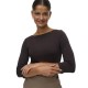 тениска,мъжки,тениски,дамски,тениски,vero,moda,panda,modal,3,4,sleeve,t,shirt,brown,(chocolate,torte)