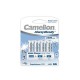 батерии,camelion,alwaysready,2300mah,alkaline,battery,4,units,clear,(silver,green)