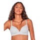 дамско,бельо,дамски,бикини,и,танкини,gisela,cotton,fabric,bra,white,(heather,grey)