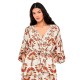 дамски,гащеризони,gisela,palm,print,3,4,sleeve,kimono,white,(printed)