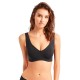 дамско,бельо,дамски,бикини,и,танкини,gisela,seamless,push,up,top+1,removable,bra,black,(black)