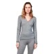 тениска,мъжки,тениски,дамски,тениски,gisela,thermal,lace,long,sleeve,v,neck,t,shirt,grey,(grey)