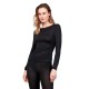 тениска,мъжки,тениски,дамски,тениски,gisela,thermal,round,neck,long,sleeve,t,shirt,black,(black)