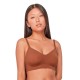 дамско,бельо,дамски,бикини,и,танкини,gisela,wireless,top,removable,foam,bra,brown,(toffee)