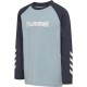 тениска,мъжки,тениски,дамски,тениски,hummel,logo,long,sleeve,t,shirt,blue,(dusty,blue)