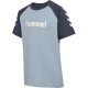 тениска,мъжки,тениски,дамски,тениски,hummel,logo,short,sleeve,t,shirt,blue,(dusty,blue)