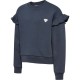блуза,детски,блузи,hummel,loose,flair,bee,sweatshirt,blue,(ombre,blue)