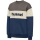 блуза,детски,блузи,hummel,loose,block,crewneck,sweatshirt,blue,(silver,grey)