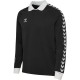 дамски,блузи,с,яка,мъжки,блузи,с,яка,hummel,root,long,sleeve,polo,black,(black)