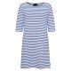 рокля,дамски,поли,и,рокли,sea,ranch,meriam,3,4,sleeve,dress,blue,(white,monaco,blue)