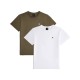 тениска,мъжки,тениски,дамски,тениски,g,star,d30544,01,short,sleeve,t,shirt,2,units,green,white,(dark,olive)
