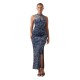 рокля,дамски,поли,и,рокли,guess,w6rk10ka652,sleeveless,long,dress,blue,(leopard,print,blue)