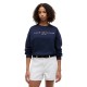 блуза,дамски,блузи,tommy,hilfiger,corp,logo,modern,sweatshirt,blue,(dark,blue)