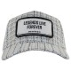 шапка,всички,шапки,john,hatter,&,co,full,panel,legends,live,forever,check,cap,grey,(white,silver)