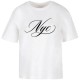 тениска,мъжки,тениски,дамски,тениски,miss,tee,new,york,city,calligraphy,letters,short,sleeve,t,shirt,white,(white)