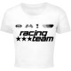 тениска,мъжки,тениски,дамски,тениски,miss,tee,number,one,racing,team,short,sleeve,t,shirt,white,(white)