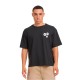 тениска,мъжки,тениски,дамски,тениски,mister,tee,bold,flowers,cropped,oversized,short,sleeve,t,shirt,black,(black)