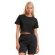 фланелка,с,къс,ръкав,дамски,топове,new,morning,studios,nm006,short,sleeve,top,black,(black)