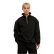 блуза,мъжки,пуловери,urban,classics,cut&sew,half,zip,sweatshirt,black,(black)