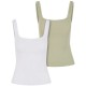 потник,дамски,топове,urban,classics,tb7513a,sleeveless,top,2,units,green,white,(white,soft,salvia)