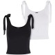 потник,дамски,топове,urban,classics,tb7520a,sleeveless,top,2,units,white,black,(black,white)