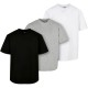 тениска,мъжки,тениски,дамски,тениски,urban,classics,uck006b,short,sleeve,t,shirt,3,units,multicolor,(white,black,grey)