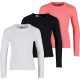 тениска,мъжки,тениски,дамски,тениски,urban,classics,uck3996b,long,sleeve,t,shirt,3,units,multicolor,(white,black,pale,pink)