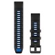 електро,garmin,quickfit,22,mm,silicone,strap,silver,(black,pilot,blue)