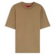 тениска,мъжки,тениски,дамски,тениски,hugo,dapolino,10248326,01,short,sleeve,t,shirt,brown,(beige,overflow)