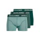 боксерки,мъжко,бельо,jack,&,jones,fax,trunk,boxers,3,units,green,(light,green,melange,scarab,melange)