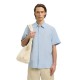 риза,с,къс,ръкав,дамски,ризи,мъжки,ризи,selected,regclaus,clay,linen,short,sleeve,shirt,blue,(dusty,blue,mixed,white)