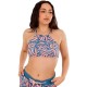 дамски,бански,костюми,fundango,hogg,high,neck,bikini,top,blue,(brasil)