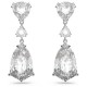 бижутерия,swarovski,5652038,earrings,silver,(clear)