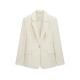 сако,дамски,сака,guess,claudie,single,breast,blazer,beige,(dove,white)