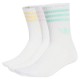 чорапи,мъжки,чорапи,дамски,чорапи,adidas,originals,3,stripes,crew,socks,3,pairs,white,(white,clear,pink,clear,mint,almost,yellow)