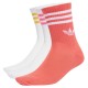 чорапи,мъжки,чорапи,дамски,чорапи,adidas,originals,3,stripes,crew,socks,3,pairs,multicolor,(white,preloved,scarlet)