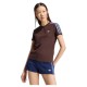 тениска,мъжки,тениски,дамски,тениски,adidas,originals,3,stripes,slim,short,sleeve,t,shirt,brown,(aurora,coffee,blue,fusion)