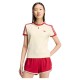 тениска,мъжки,тениски,дамски,тениски,adidas,originals,3,stripes,slim,short,sleeve,t,shirt,beige,(warm,vanilla,team,victory,red)