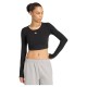 къса,блуза,дамски,топове,adidas,originals,essentials,rib,cropped,long,sleeve,top,black,(black)